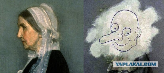 Взаимные рисунки карандашом.