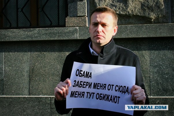 Алексея Навального облили зелёнкой в Москве