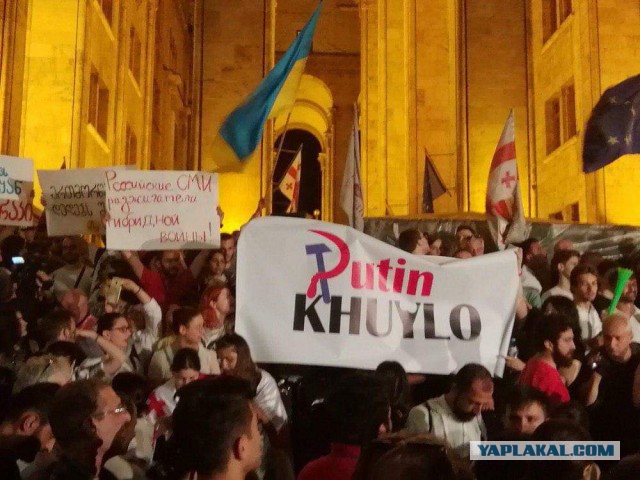Президент Грузии обвинила Россию в организации протестов
