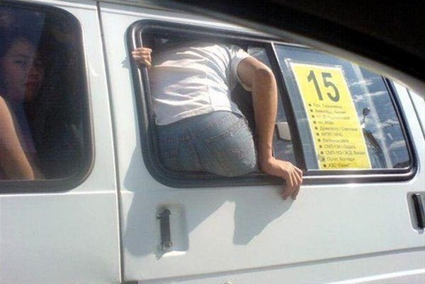 П***ж в машине