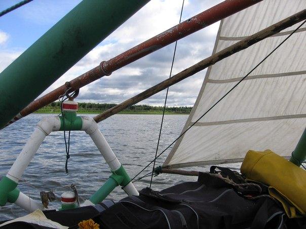 Поход по реке Колыма на самодельном плоту