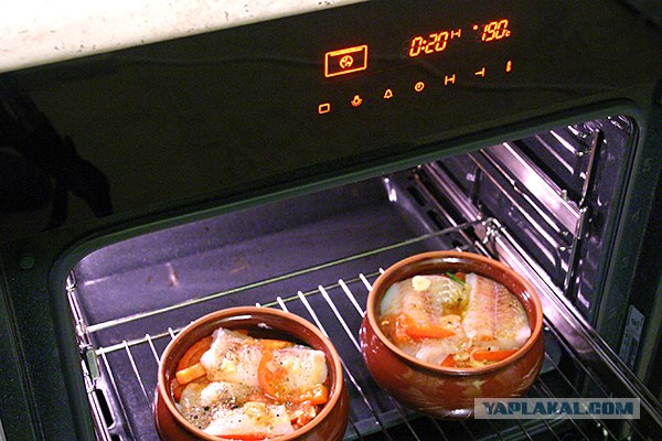 Рыба со сладким перцем и сидром