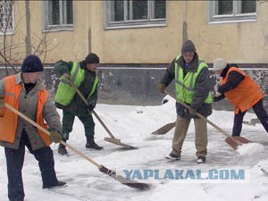 Уборка снега в США