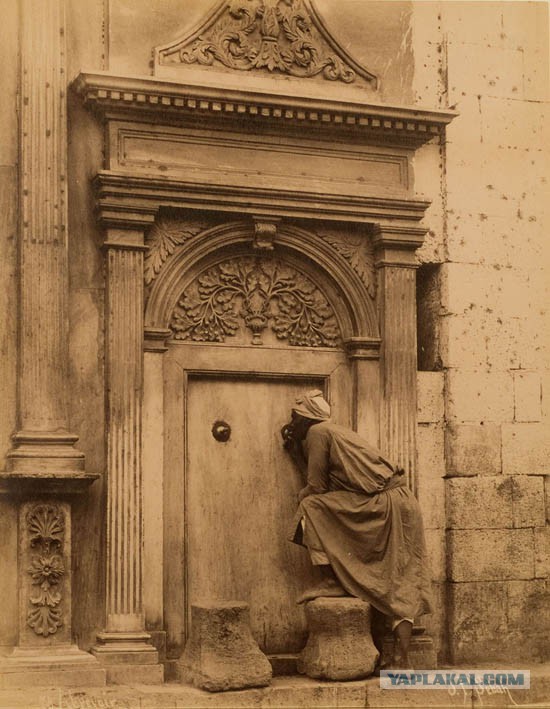 Египетский морок. Строительство колоссов, Сфинкса, пирамид на заре эры фотографий в 19 веке.