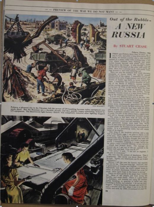 Поражение и оккупация СССР, 1952-1960. Журнал COLLIER's (США).