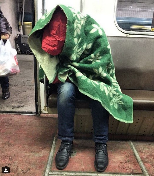Модные люди из метрополитена