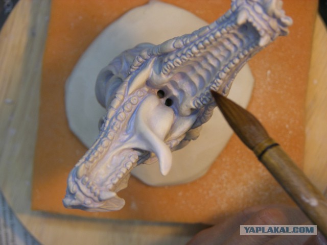 Сказочный дракон в тарелке от Johnson Tsang
