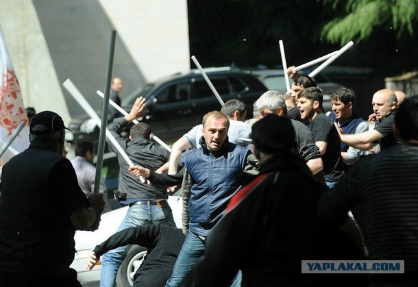 Митинг в Грузии