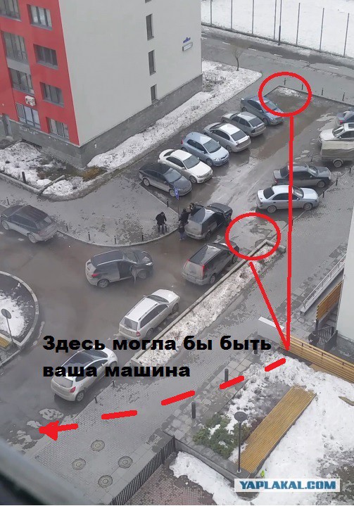 Не поделили дорогу. Тюмень (микрорайон Европейский)