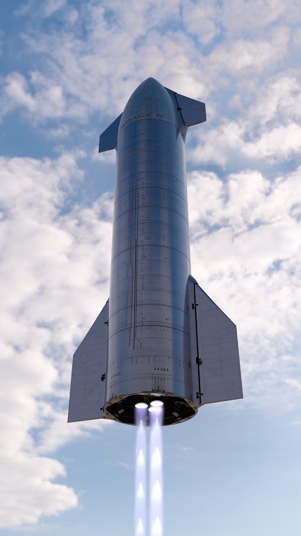 Прототип Starship SN8 приобретает более–менее законченный вид