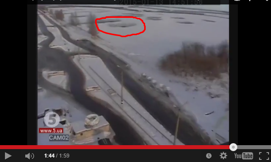 Видео разрыва градов.