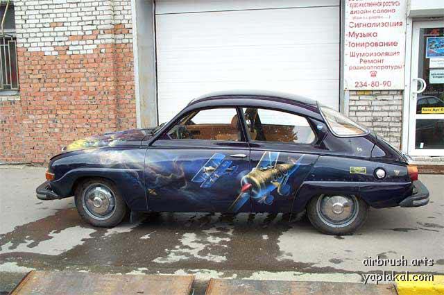 Аэрография автомобиля