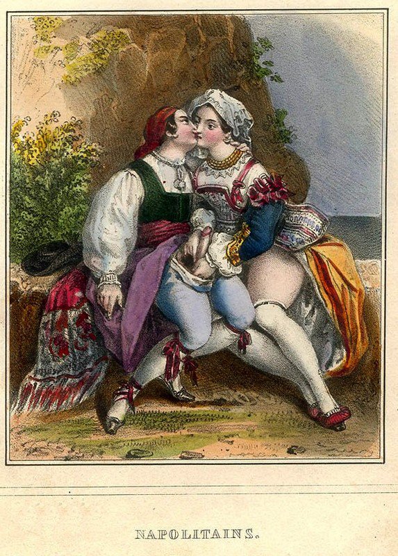 Сексуальное кругосветное путешествие в XIX веке по миниатюрам Ашиля Девериа