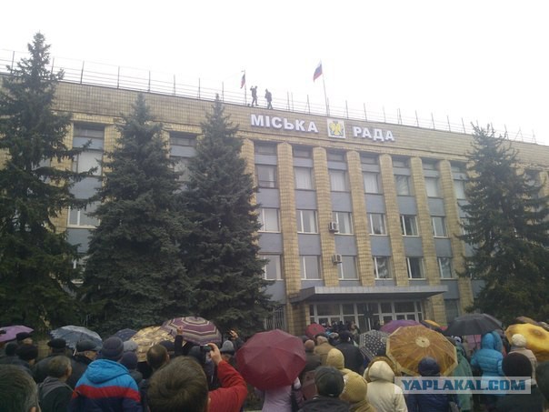 Cиловая операция в Славянске.