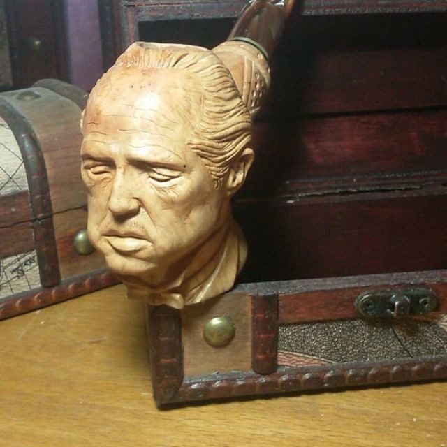 Курительные трубки из дерева - когда резьба действительно поражает