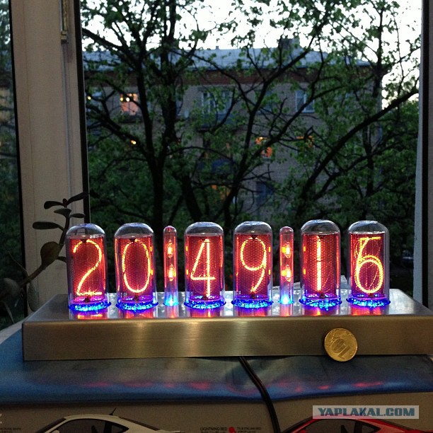 Nixie clock: новые часы на 6 лампах ИН-14