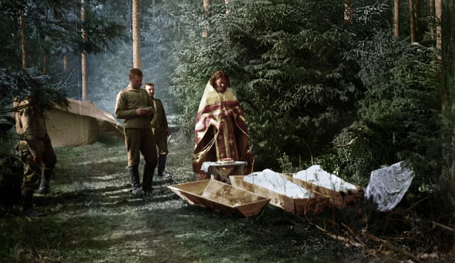 Фотоподборка "Россия во время Первой Мировой" в цвете