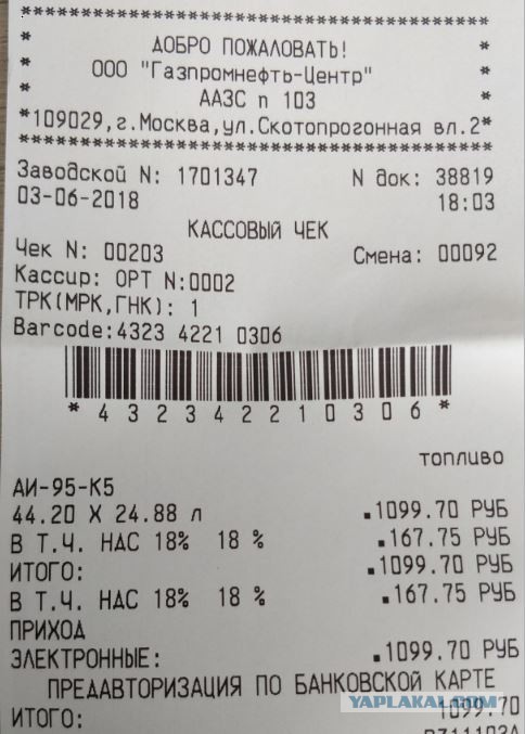 Дорогой бензин