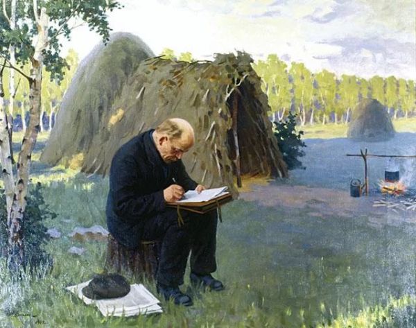 Ко дню рождения Ленина. Жизнь Ильича в живописи