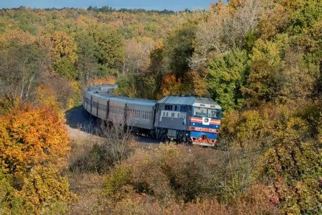 Осень на железной дороге