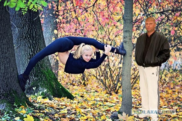 В осеннем лесу