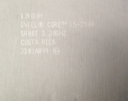 Продаётся процессор Intel core i5-2500 1155