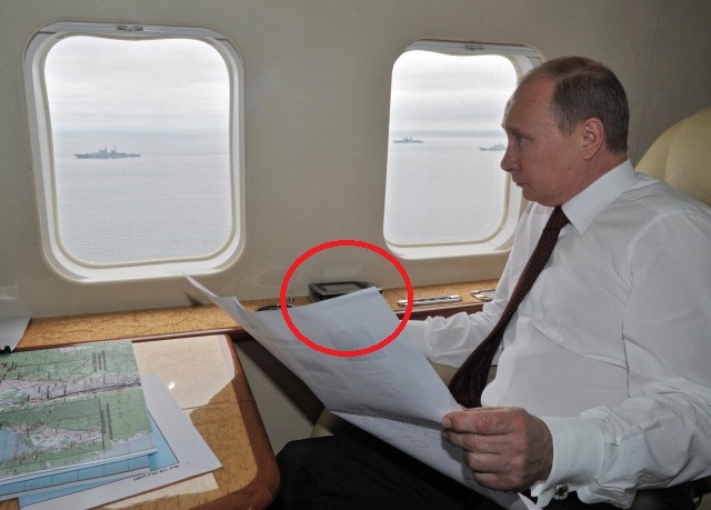 Внутри президентского вертолёта Путина