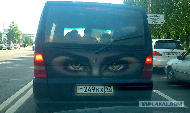 Надписи на авто