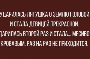 Такая вот среда, мои чуваки!