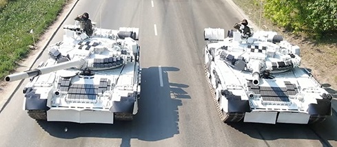 Т-80 на скорости 80 км/ч