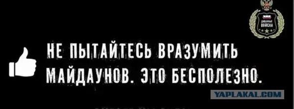 В Киеве забросали навозом посольство США 03.04.15