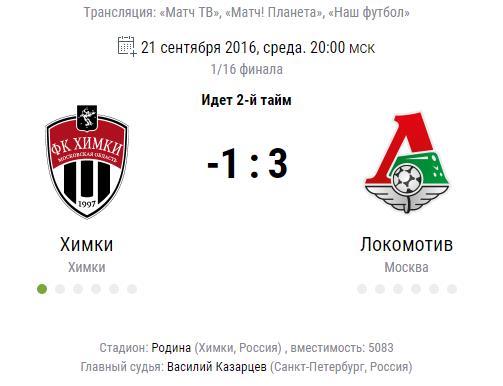 Футбол Чемпионат России 2016-17. Кубок России,РФПЛ,ФНЛ. Часть  III