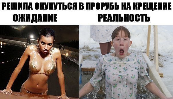Ожидание против реальности