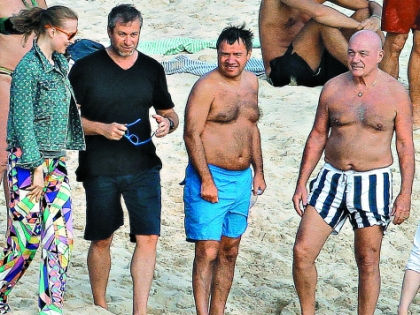 Познер на отдыхе