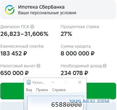 Ключевая ставка 21%