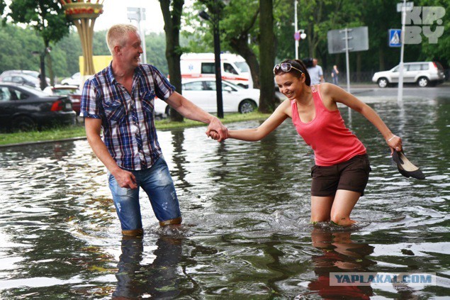 Москву затопило