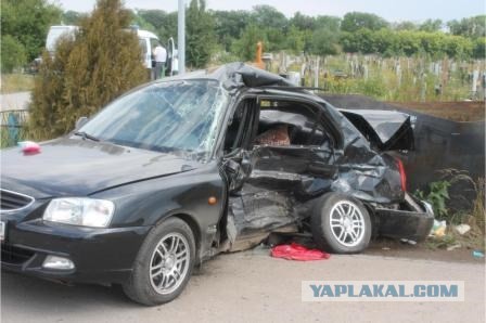 ДТП на кладбище