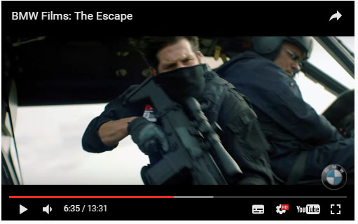 Короткометражка для BMW «The Escape»