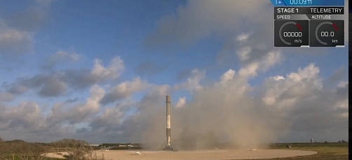 Очередной успех SpaceX - компания впервые вывела на орбиту военный спутник