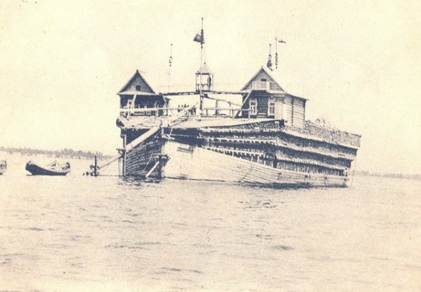 Старинные Волжские пароходы