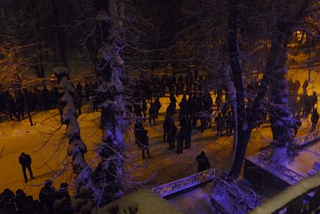 Беркут пошел на штурм