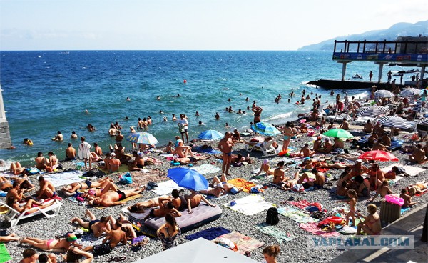 Дорога из Киева и из Москвы в Ялту.