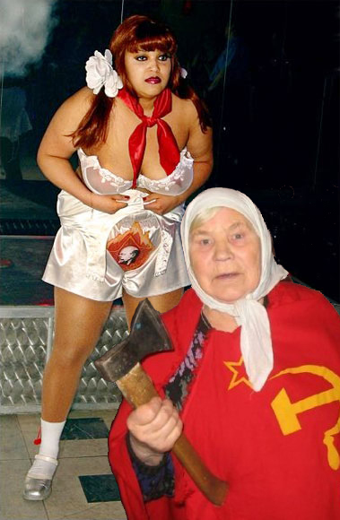 Фотожаба: Готовимся к первомаю