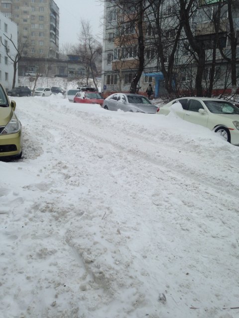 А во Владивостоке снова снежок