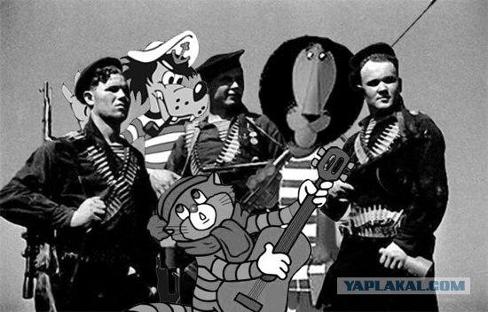 Мультяшки тоже воевали!