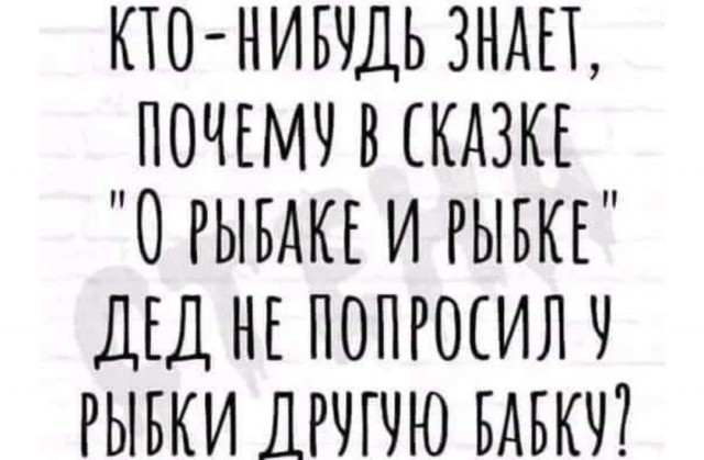 А действительно, почему?