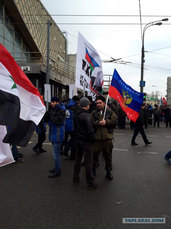 Активисты Антимайдан напали на оппозицию в Москве