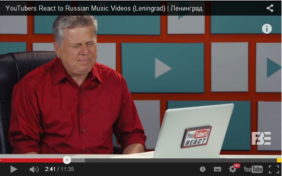 Американским видеоблогерам показали клипы «Ленинграда»