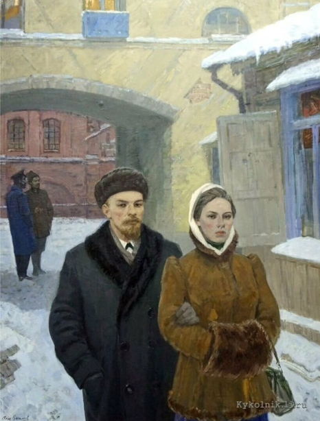 История любви и обручальные кольца из медных пятаков: Владимир Ульянов (Ленин) и Надежда Крупская
