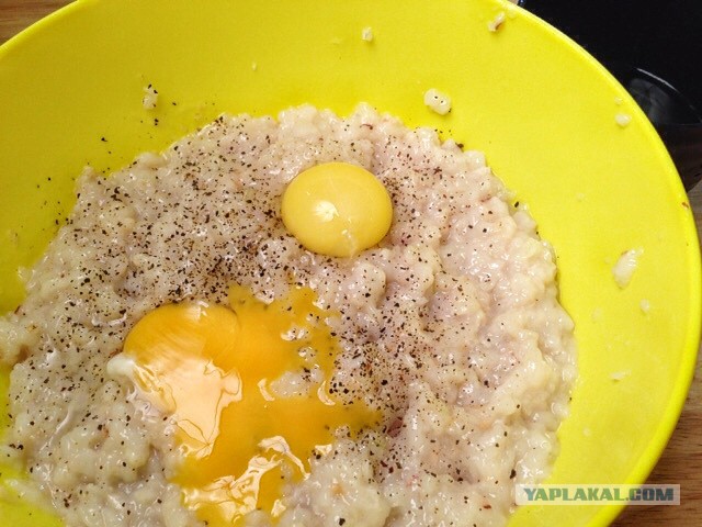 Котлеты из кальмара